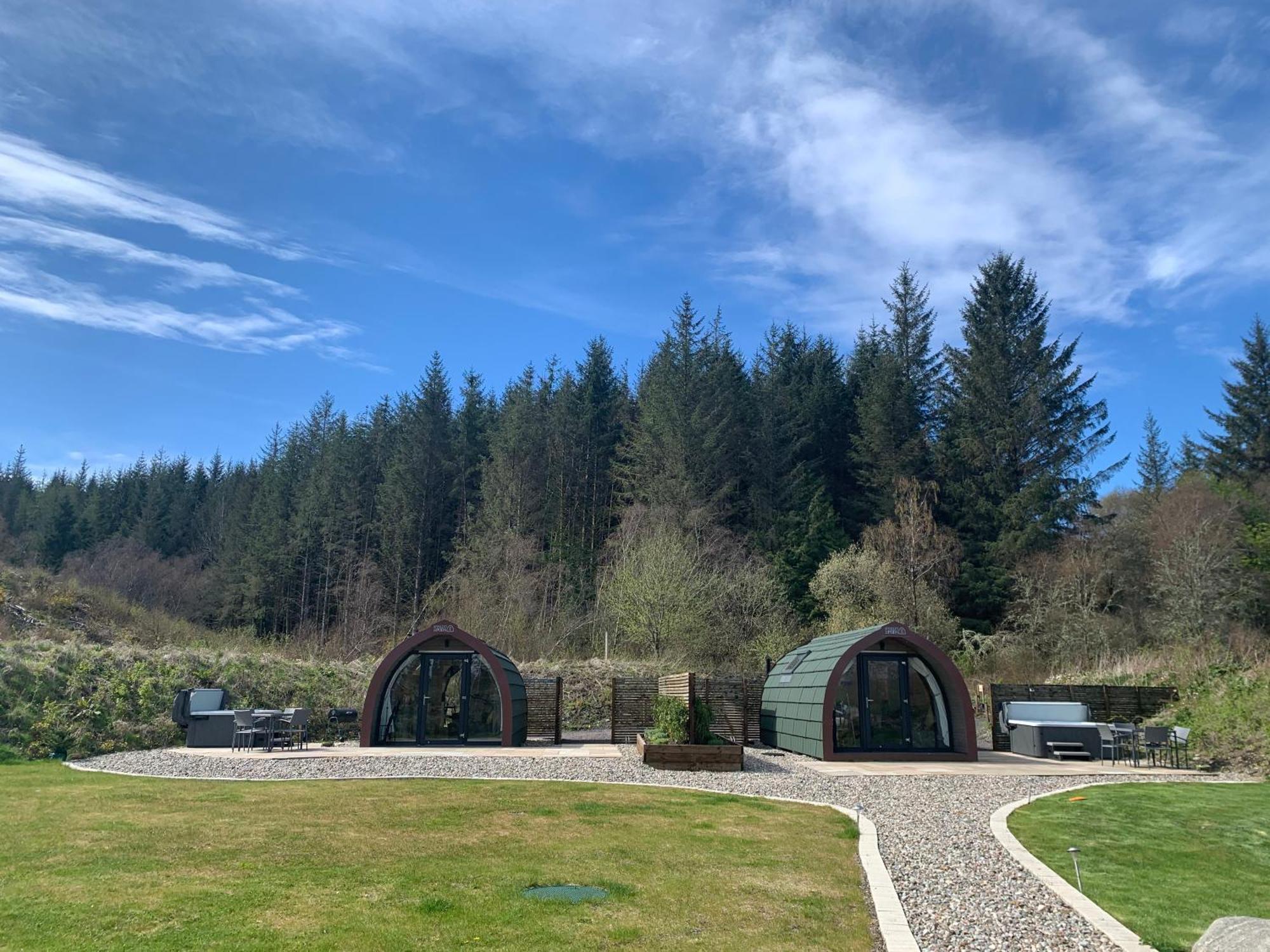 Villa Tawny Owl Pod With Hot Tub Oban Exterior foto