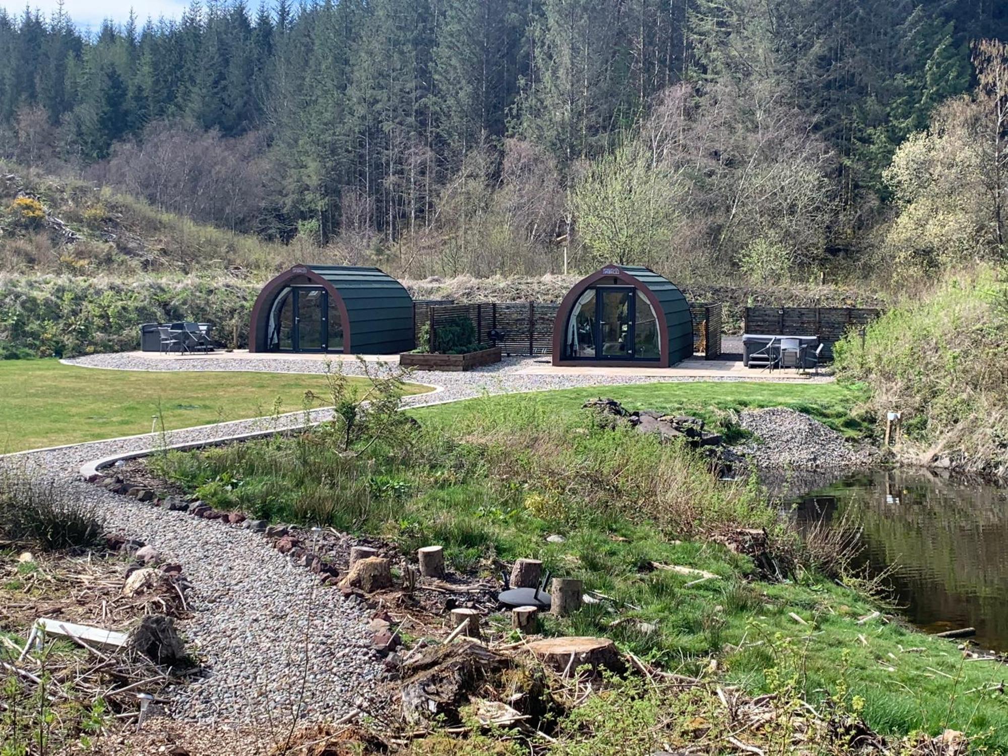 Villa Tawny Owl Pod With Hot Tub Oban Exterior foto